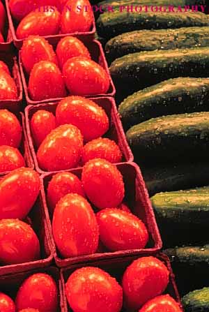 Stock Photo #6636: keywords - array cherry choice choose color colorful crop crops cucumber cucumbers display food fruit fruits health healthy lots many multitude organic pile plant produce red round select selection tomato tomatoes variety various vegetable vegetables vert