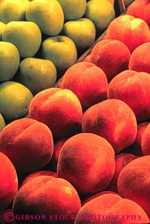 Stock Photo #6640: keywords - apple apples array choice choose circle circular color colorful crop crops display food fruit fruits health healthy lots many multitude organic pattern peach peaches plant produce round select selection sphere spheres spherical variety various vegetable vegetables vert