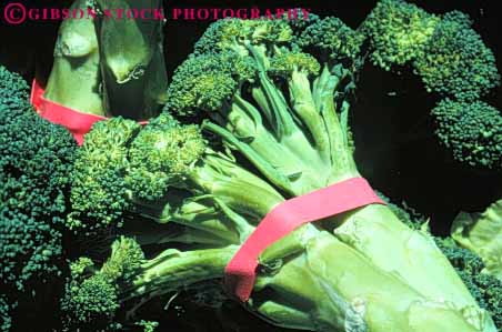 Stock Photo #6776: keywords -  agriculture broccoli bunch cole crop crops display food horz plant plants produce vegetable vegetables