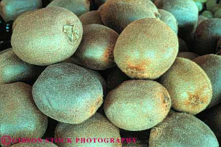 Stock Photo #6796: keywords -  agriculture array crop crops food fruit fruits horz kiwi oblong oval pattern pile pod produce seed stock