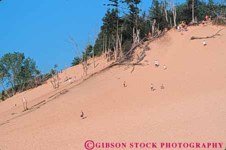 Stock Photo #7127: keywords -  accumulate accumulates accumulation adventure barren blown changeable changing climb climbing countless deposit desert desiccated dried dry dune dunes dynamic earth environment explore geologic geological geology grain grains heat hike hikers hiking horz hot lake lifeless michigan movable moving nature park particle particles people physical pile ripple ripples sand sanddune sanddunes science sediment sedimentary sedimentation state walk warren wind