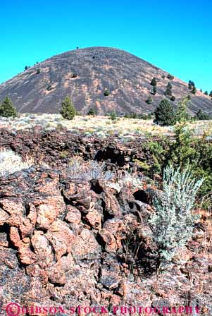 Stock Photo #7131: keywords -  accumulation beds butte california cider cone deposit earth environment erupt erupted eruption flow flowed form formation geologic geological geology hard harden hardened hot lava molten monument national nature physical pile recent rock schonchin science strata stratum vert volcanic volcano