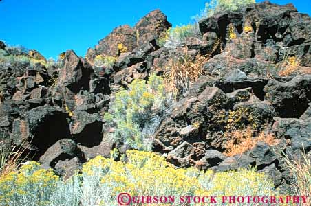 Stock Photo #7134: keywords -  beds california deposit earth environment erupt erupted eruption flow flowed form formation geologic geological geology hard harden hardened horz hot inhabit lava molten monument national nature physical plants recent rock science strata stratum volcanic volcano