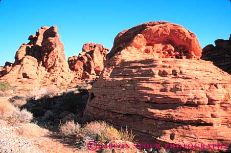 Stock Photo #7152: keywords -  earth environment erode erodes eroding erosion fire form geologic geological geology hard harden hardened horz landscape layer layers nature nevada of park physical pink red rock sandstone scenic science seafloor sediment sedimentary sediments state strata stratum valley