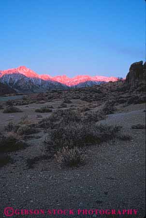 Stock Photo #7169: keywords -  alpine batholith california dawn environment geologic geological geology granite landscape mountain mountains mt mt. nature outdoor owens peak peaks relief rock rugged scenery scenic sierra sunrise terrain uplift valley vert whitney wild wilderness