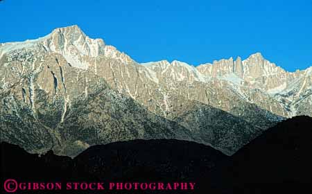 Stock Photo #7171: keywords - alpine batholith california cliff crest eastern environment escarpment geologic geological geology granite horz landscape mount mountain mountains mt mt. nature outdoor peak peaks relief rock rugged scenery scenic sierra terrain uplift whitney wild wilderness
