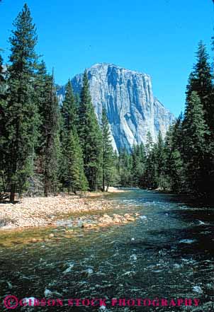 Stock Photo #7172: keywords -  alpine batholith california canyon capitan cliff el environment geologic geological geology granite landscape merced mountain national nature outdoor park peak peaks relief river rock rugged scenery scenic stream terrain uplift vert wild wilderness yosemite