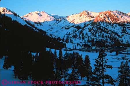 Stock Photo #7183: keywords -  alpine batholith california dawn environment geologic geological geology granite horz lake landscape mountain nature outdoor peak peaks relief rock rugged scenery scenic ski slope slopes snow squaw sunrise tahoe terrain uplift valley wild wilderness winter