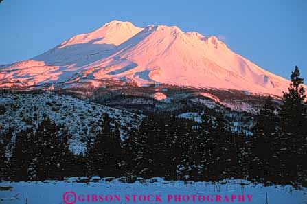 Stock Photo #7198: keywords -  alpine barren california cascade cold desolate desolation environment freeze freezing froze frozen geologic geological geology high horz hostile ice icy inhospitable landscape mount mountain mountains mt mt. nature outdoor peak peaks pristine range relief rock rugged scenery scenic shasta slope sloping snow steep summit sunset tall terrain uplift volcanic volcanism volcano volcanoes white wild wilderness winter