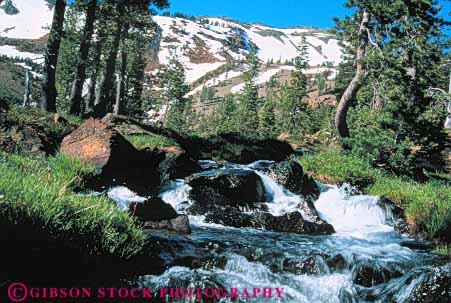 Stock Photo #7210: keywords - alpine brook california clean cold creek eddy environment flow flowing geologic geological geology high horz hostile inhospitable klamath landscape mount mountain mountains mt. nature outdoor peak peaks pristine pure range rapid relief river rock rugged scenery scenic slope sloping snow steep stream summit tall terrain uplift water wild wilderness winter