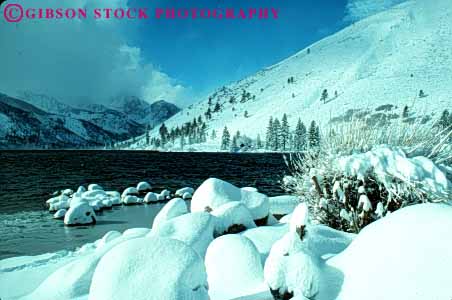 Stock Photo #7230: keywords -  alpine california clean climate cold desolate desolation environment freeze freezing frozen horz hostile ice icy inhospitable lake lakes landscape mount mountain mountains mt. nature outdoor precipitation pristine pure range relief rugged scenery scenic snow terrain twin water weather wild wilderness winter