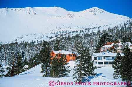 Stock Photo #7239: keywords - buildings california climate climatology cold freeze freezing frozen home homes horz house houses ice icy lakes mammoth nature neighborhood precipitation residence residential resort season ski sunny weather winter
