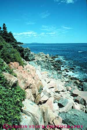 Stock Photo #7256: keywords -  acadia coastal continent edge land landscape maine marine maritime national nature ocean park rock rocks rocky scenery scenic sea seascape seashore shore shoreline surf vert wave waves