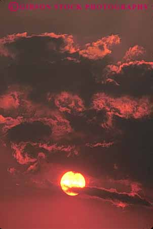 Stock Photo #7319: keywords - abstract abstraction abstracts climate cloud clouds dawn dusk mood moody nature orange sky sun sunrise sunset vert warm weather