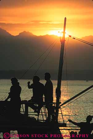 Stock Photo #7323: keywords -  abstract abstraction abstracts boat boaters boating cruiser dawn dusk mood moody motor motorboat nature orange people recreation relax silhouette silhouettes social stand sun sunrise sunset vert warm