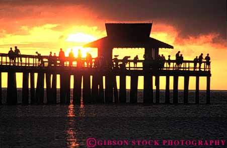 Stock Photo #7347: keywords - building buildings coast coastal dawn dusk evening fish fisherman fishing florida horz manmade mood moody morning naples ocean people pier recreation resort sea seascape shore shoreline silhouette silhouettes structure sun sunrise sunset travel vacation warm
