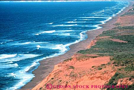 Stock Photo #3462: keywords -  aerial beach california clean coast continent edge environment horz national nature ocean outdoor pacific point reyes sand scenery scenic seashore summer surf water wave wild wilderness