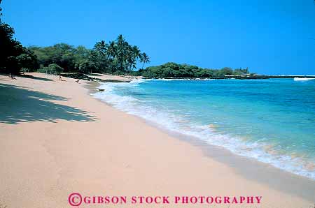Stock Photo #11487: keywords -  alone beach calm clean coast coastal hawaii horz kona landscape landscapes nature ocean park privacy private quiet sand sea shore shoreline solitude state summer sunny surf water wilderness