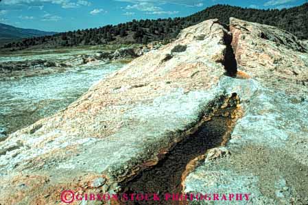 Stock Photo #7409: keywords -  accumulate accumulated accumulating accumulation bridgeport buildup calcium california carbonate creek deposit deposited deposition deposits earth environment form formation geologic geological geology geothermal horz hot layer layers mineral minerals nature physical science spring steaming stream travertine volcanic volcano water