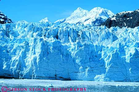 Stock Photo #7469: keywords - alaska climate cold environment freeze freezing frozen glacial glacier glaciers habitat horz ice icy landscape margerie mountain national nature park scenery scenic snow weather winter