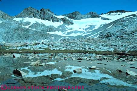 Stock Photo #7476: keywords -  california cirque climate cold desolate desolation environment freeze freezing frozen glacial glacier glaciers habitat horz ice icy landscape lyell mount mountain mountains mt mt. national nature park remote scenery scenic snow weather wilderness winter yosemite