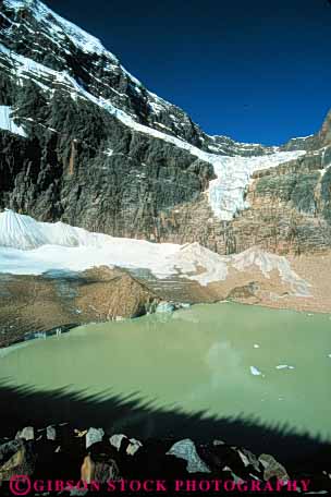 Stock Photo #7478: keywords - alberta and angel canada climate cold desolate desolation environment freeze freezing frozen glacial glacier glaciers habitat ice icy jasper landscape mountain mountains national nature park remote scenery scenic snow tarn vert weather wilderness winter
