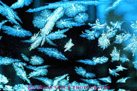 Stock Photo #3478: keywords -  close closeup cold crystal crystals delicate freeze frost frozen glass horz ice nature pattern snow up window winter