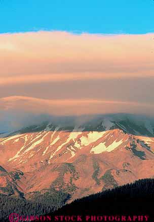 Stock Photo #13838: keywords -  california climate cloud clouds condensate condense condensed condenses condensing dusk moisture mount mt mt. over shasta sky vapor vert water weather