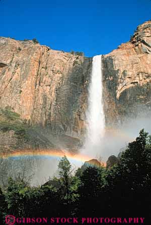 Stock Photo #7001: keywords - bridelvail bubble bubbles california canyon cascade cawscades churn churning churns clean clear cliff creek environment fall falling falls flow flowing flows fresh freshwater granite gravity landscape mist moisture national nature park pour pours prism pure rainbow river scenic sparkle sparkling spectrum spray steep stream turbulence turbulent vert wall water waterfall yosemite