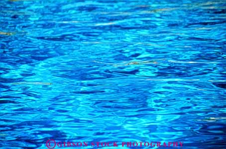 Stock Photo #3426: keywords -  abstract blue gentle horz pattern pool reflection ripple water