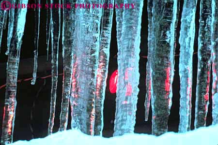Stock Photo #7065: keywords - around chill chilly christmas cold environment freeze freezing frozen holiday horz ice icicle icicles icy lights nature season snow water wet winter