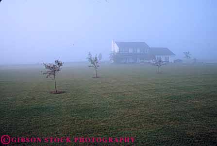 Stock Photo #7076: keywords -  abstract abstraction abstracts building buildings chill chilly climate cloud clouds condense condensed condenses condensing cool dew environment fog foggy gray home homes horz house houses humid humidity lawn mist misty moisture mood moody nature reduced residence vapor visibility water weather wet