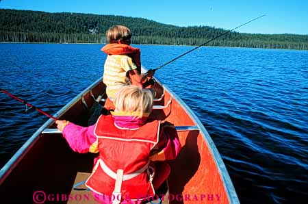 Stock Photo #5547: keywords -  boat boy brother canoe catch child children fish fisherman fishermen fishing float girl horz jacket lake life outdoor outdoors outside recreation released safety sibling sister sport summer vacation vest water youth youths