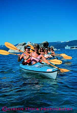 Stock Photo #5631: keywords - action activity adventure boat boater boating california exercise explore female fiberglass float friend fun group kayak kayaker kayaking lake material outdoor outdoors outside paddle paddler paddling plastic recreation rubber social splash sport summer synthetic tahoe team trip vacation vert water woman women