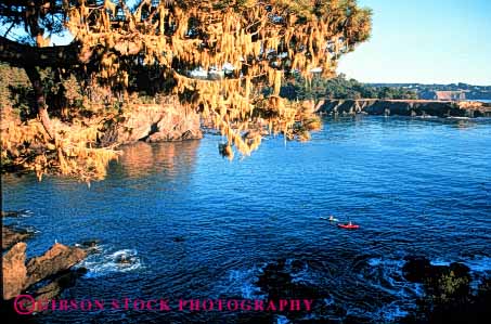 Stock Photo #5632: keywords -  action activity adventure boat boater boating california coast exercise explore fiberglass float fun gulch horz kayak kayaker kayaking landscape lichen material mendocino ocean outdoor outdoors outside paddle paddler paddling park people plastic recreation rubber russian scenic sea shore splash sport state summer synthetic tree trip two vacation water