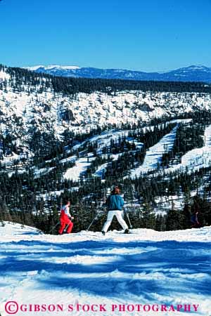 Stock Photo #5699: keywords -  california cold couple downhill gravity husband lake outdoor outdoors outside recreation resort season share ski skier skiers skiing snow sport sports squaw tahoe together travel trip vacation valley vert winter