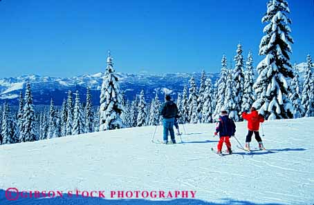 Stock Photo #5700: keywords -  boy boys california children cold downhill gravity horz mt outdoor outdoors outside parent recreation resort season shasta ski skier skiers skiing snow sport sports travel vacation winter