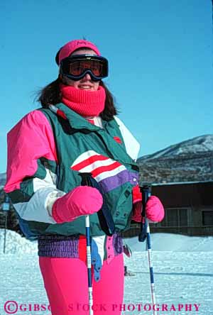 Stock Photo #5709: keywords - clothes clothing coat cold cozy downhill dress dressed equipment fabric hat jacket mittens outdoor outdoors outfit outside parka portrait pose recreation released resort scarf season ski skier skiers skiing snow sport sports suit travel trip vacation vert warm winter woman