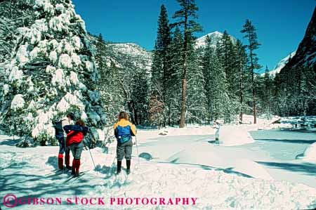 Stock Photo #5734: keywords -  adventure california cold country cross crosscountry equipment exercise explore horz man national nordic outdoor outdoors outside park recreation resort season ski skier skiers skiing snow sport sports travel trip two vacation winter woman yosemite