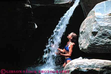 Stock Photo #5802: keywords - cool girl horz lake outdoor outdoors outside play recreation refresh refreshing released river sport summer swim swimmer swimmers swimming warm water waterfall wet