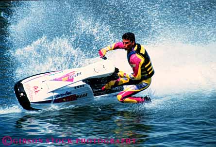 Stock Photo #5883: keywords -  action blur boat boater boating driver fiberglass float floating horz jet jumper material motion motorized move movement moving plastic recreation ski skier skiing speed splash sport stunt synthetic vehicle wake water wave