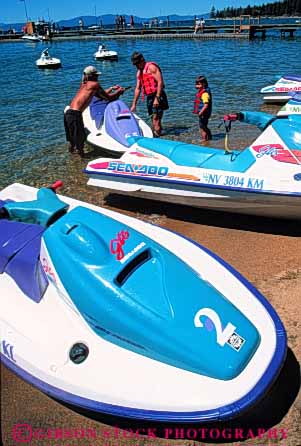 Stock Photo #5885: keywords - boat boater boating california fiberglass float floating jet jumper lake material motorized plastic recreation rental ski skier skiing sport synthetic tahoe vehicle vert water wave