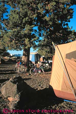 Stock Photo #5888: keywords -  adventure beds bicycle bicycles bike california camp camper camping explore lava monument national outdoor outdoors outside recreation sport tent travel trip vacation vert