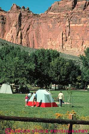 Stock Photo #5895: keywords -  adventure camp camper camping capitol cliff explore family national outdoor outdoors outside park recreation reef sport summer tent travel trip utah vacation vert