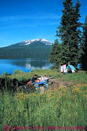 Stock Photo #5896: keywords -  adventure alone calm camp camper camping couple diamond explore lake morning oregon outdoor outdoors outside peaceful private quiet recreation serene solitary solitude sport summer tent travel trip vacation vert water