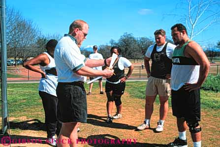 Stock Photo #5918: keywords -  adult and athlete athletes athletic athletics coach collage compete competing competition competitor condition conditioning contest direction discuss event exercise field health horz job listen occupation outdoor outdoors outside plan school skill sport sports strength strong student students summer talk talks team track vocation work workout