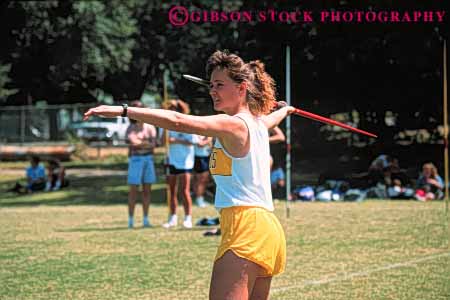 Stock Photo #5944: keywords -  adult air and athlete athletic athletics collage compete competing competition competitor condition conditioning contest event exercise field health horz javelin outdoor outdoors outside released school skill spear speed sport sports strength strong student summer team throw thrower throwing track woman workout