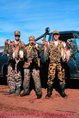 Stock Photo #5982: keywords -  bird birds camouflage duck foul game gun harvest hunt hunter hunters hunting kill outdoor outdoors outside recreation rifle shoot sport sports vert water wildlife