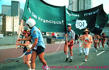 Stock Photo #6203: keywords -  action bay bizarre blur blurred breakers ca california compete competing competition competitor contest costume costumed cute different foot francisco funny horz motion move movement moving people race racers racing run runners running runs san unusual