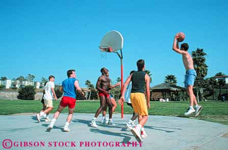 Stock Photo #6262: keywords -  action african agile agility american backboard ball basket basketball black compete competing competition competitor contest cooperate cooperating cooperation dribble effort ethnic exercise exert exertion fit fitness fun game health hoop horz men minority mixed motion move movement moving outdoor outdoors outside pass physical physically play recreation score shoot shot skill sport sports summer team